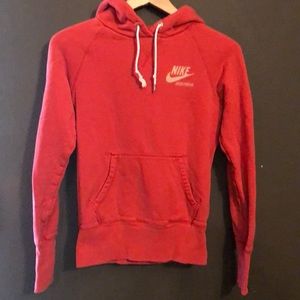 Red Nike Sportswear Hoodie